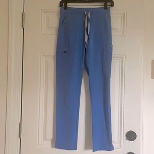 FIGS Yola Skinny Scrub Pants in Ceil Blue Size XXS